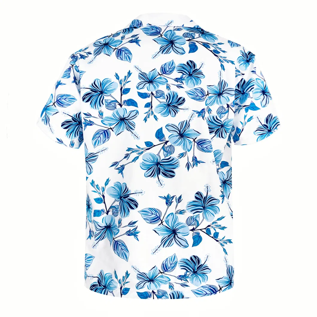 Men Clothing Hawaiian Wholesale Shirt Short Sleeve Dress Beach Shirts for Men