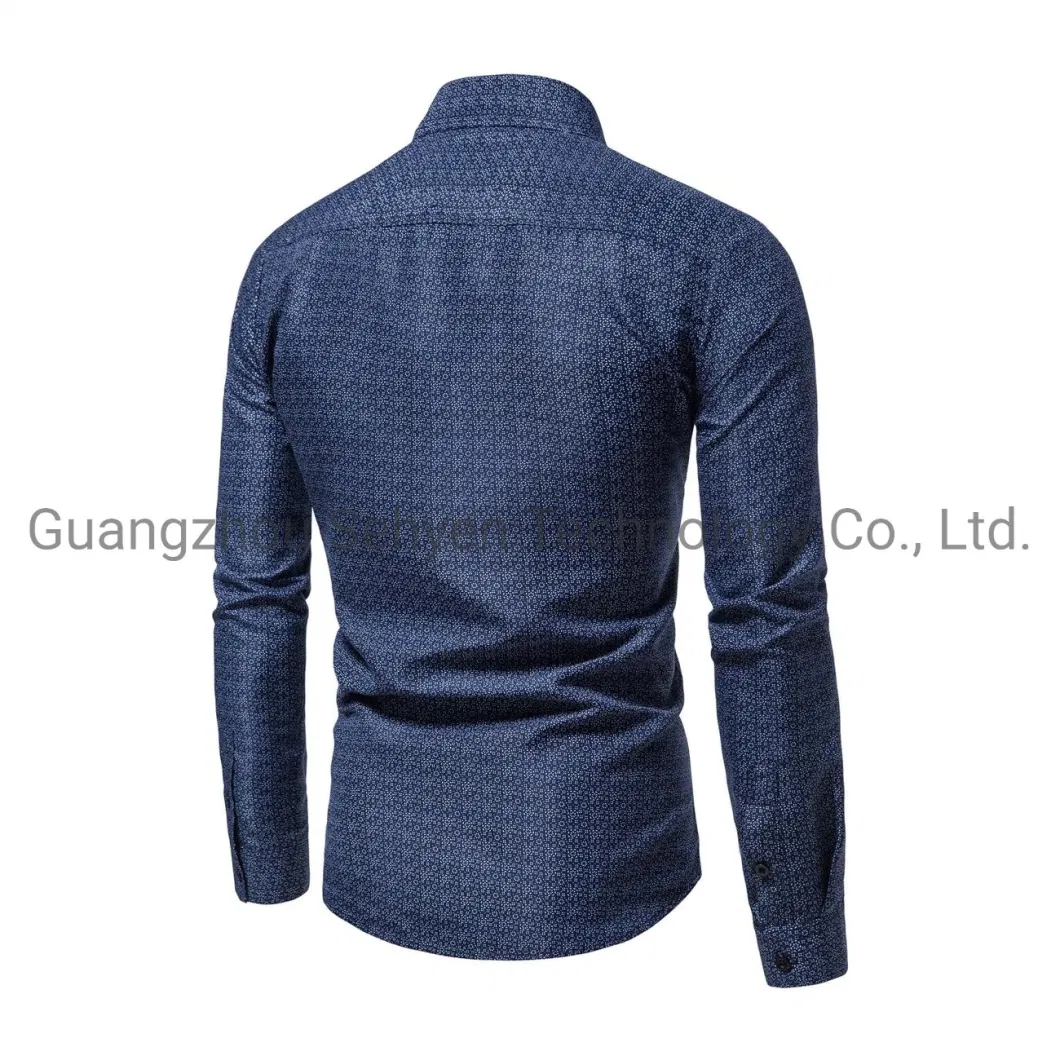 High Quality Long Sleeve Men′ S Coton Dress Shirt