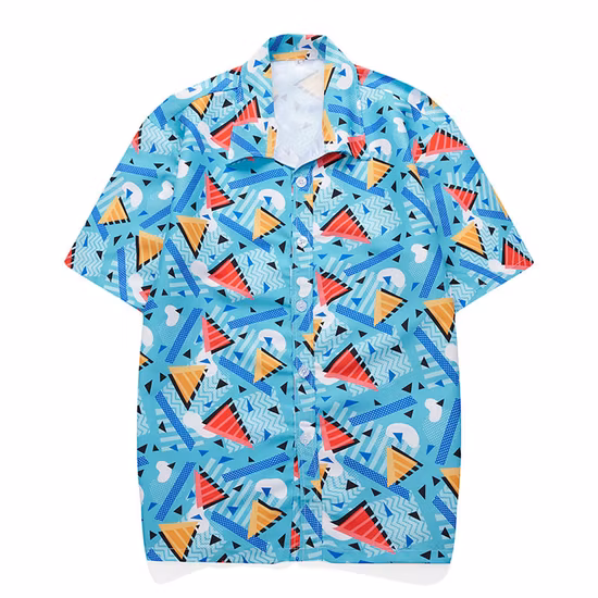 紳士服ハワイアン卸売シャツ半袖ドレスビーチシャツ男性用